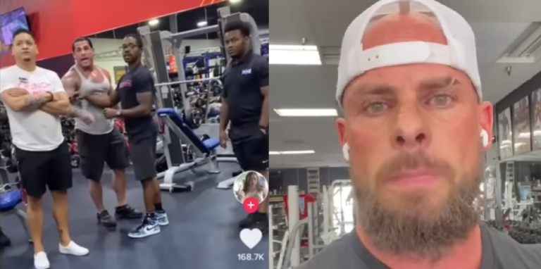 bodybuilder calls woman fat and out of shape