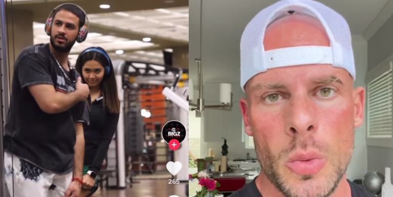 influencer confronts lifter