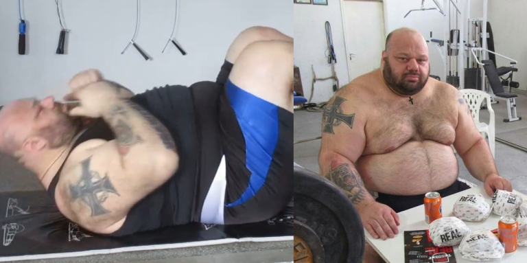 kyriakos grizzly ab crunches