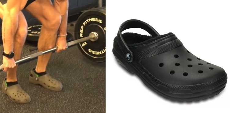 can you wear crocs while working out