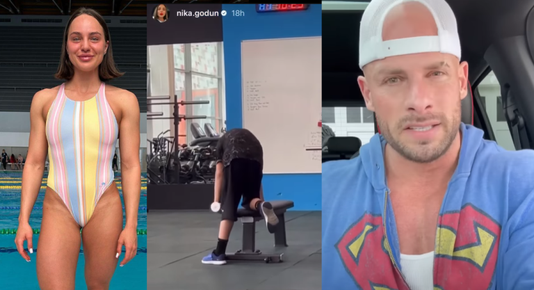 joey swoll responds to professional swimmer