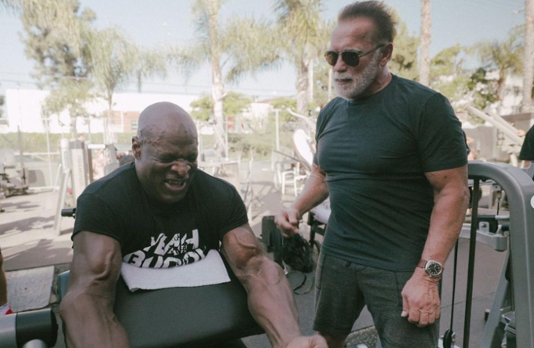 arnold and ronnie training arms