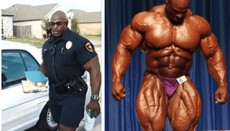 ronnie coleman as a police officer