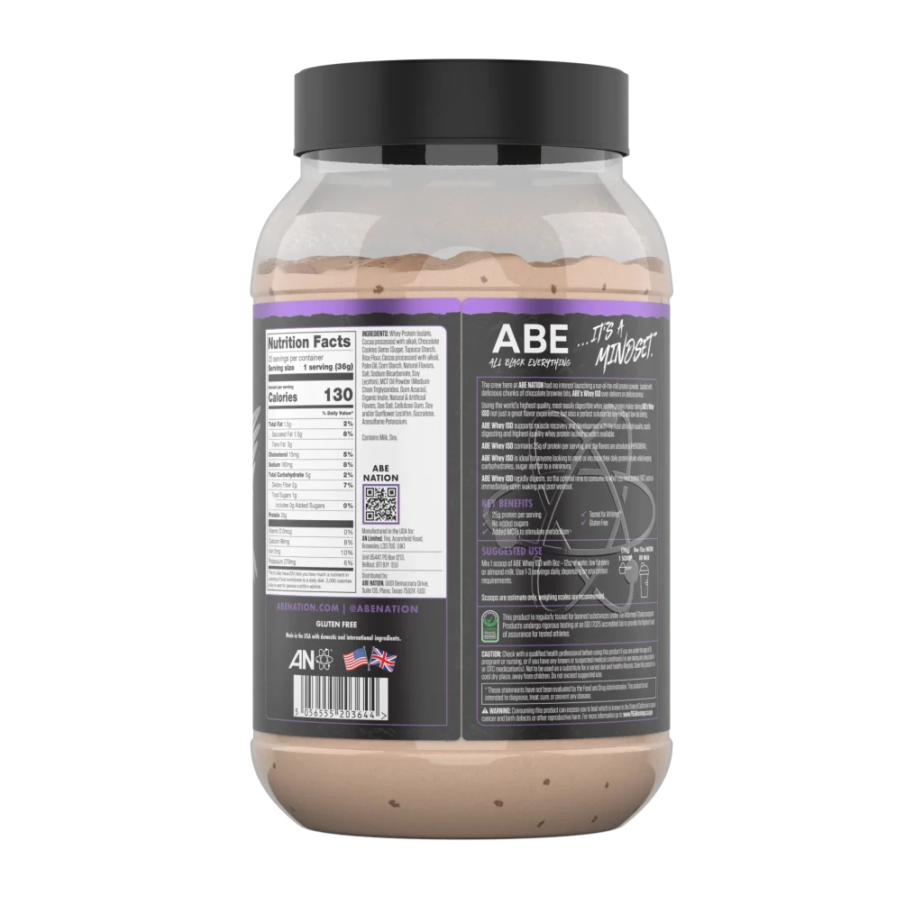 ABEY whey iso protein ingredients and benefits