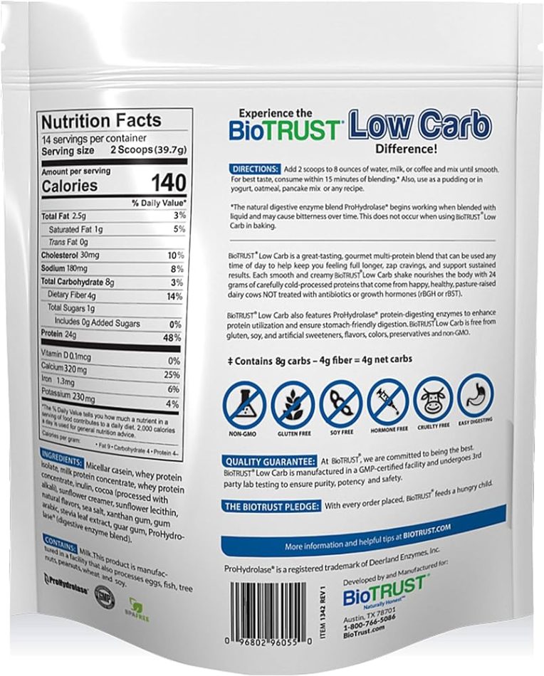 BioTrust Protein Powder Ingredients and side effects