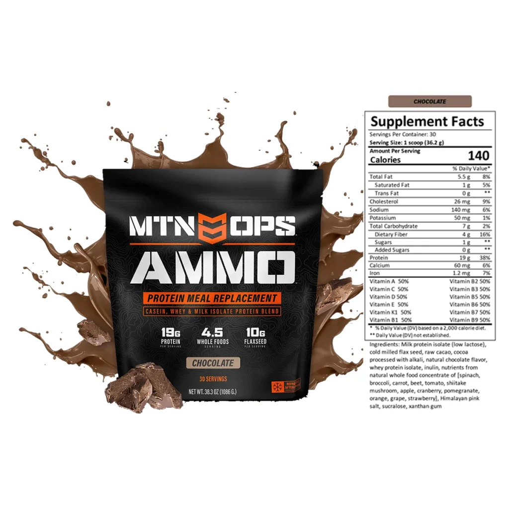MTN OPS AMMO Ingredients and Benefits