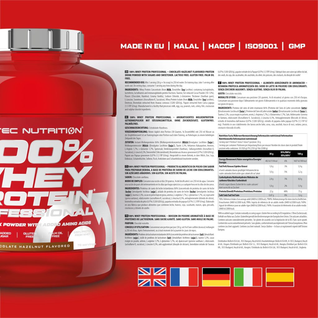 Scitec Nutrition 100% Whey Protein Ingredients and Their Side Effects