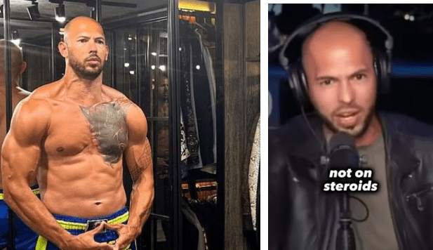 andrew tate steroids or natural