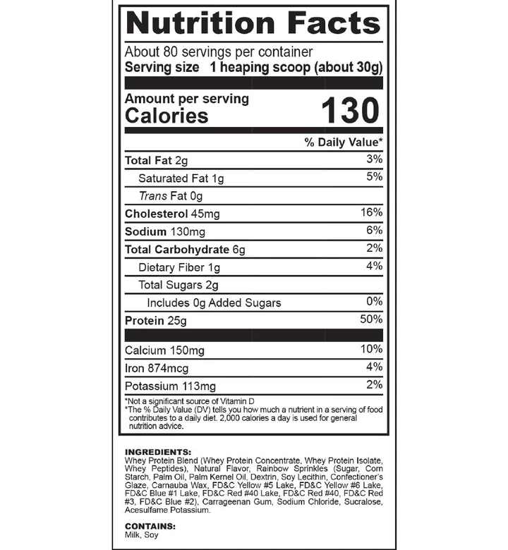 ultimate nutrition prostar whey ingredients