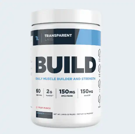 BUILD Muscle Builder Supplement for Men and Women - Transparent Labs