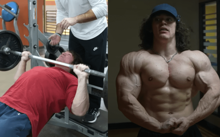 sam sulek bodybuilder chest workout